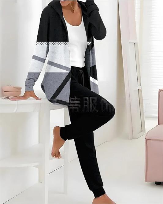 💃Novo - Posebna ponuda💖 Jesen 2025. Novi jednostavni pamučni komplet odijela-4189375