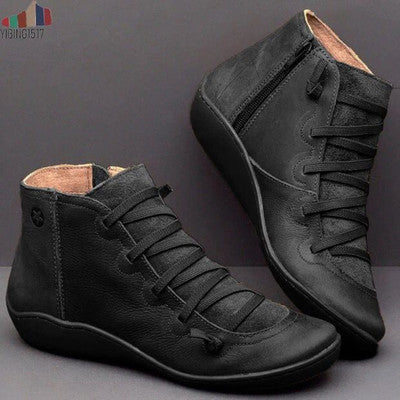 🔥🔥【Tallas 35-43】Nuevas zapatillas anchas de invierno para mujer 2025-botines casuales.