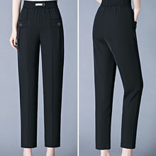 【S-4XL】🔥Cumpărați 1 obțineți 1 gratuit🔥Noi pantaloni casual cu picioare drepte de înaltă calitate, pantaloni simpli, subțiri, cu talie înaltă-3943517