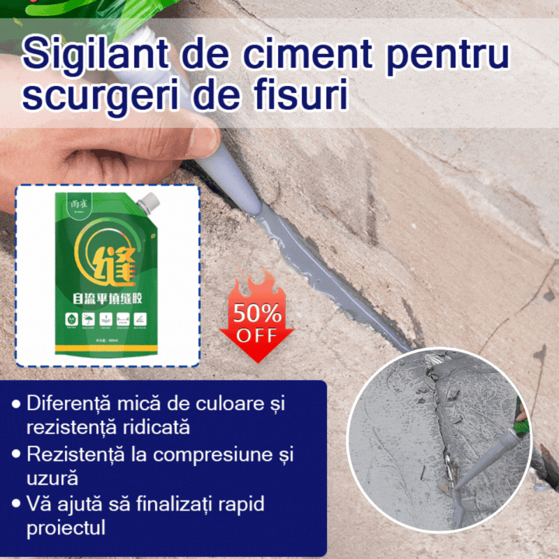 🏗️💧🔥Cumpărați 1 obțineți 1 gratuit🔥Adeziv autonivelant pentru silicon de acoperiș cu ciment, adeziv pentru repararea solului, adeziv impermeabil pentru acoperiș etanș-4062690