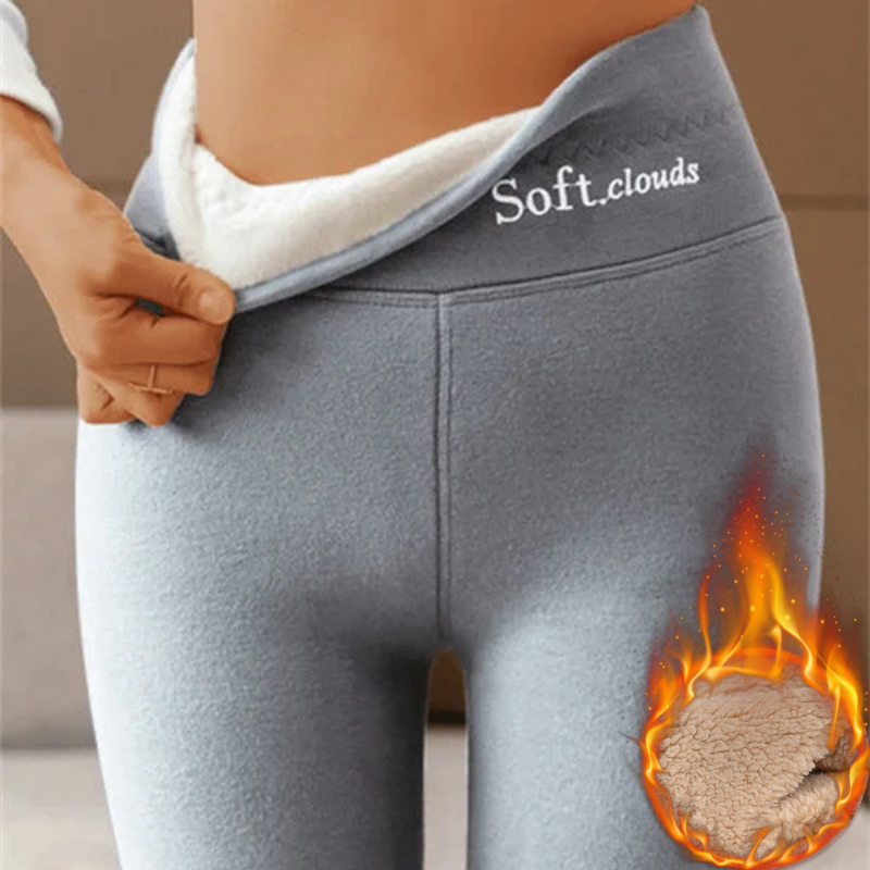 【🥶Kupite 1, dobite 1 gratis】🔥【S-5XL】Nove modne hlače z visokim pasom, tople hlače, bombažne hlače