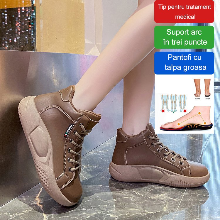 【35-43】Ρετρό Παπούτσια Rocking Χοντρή σόλα από δέρμα αγελάδας Νέο στυλ μόδας Ευέλικτα καθημερινά παπούτσια-4108762