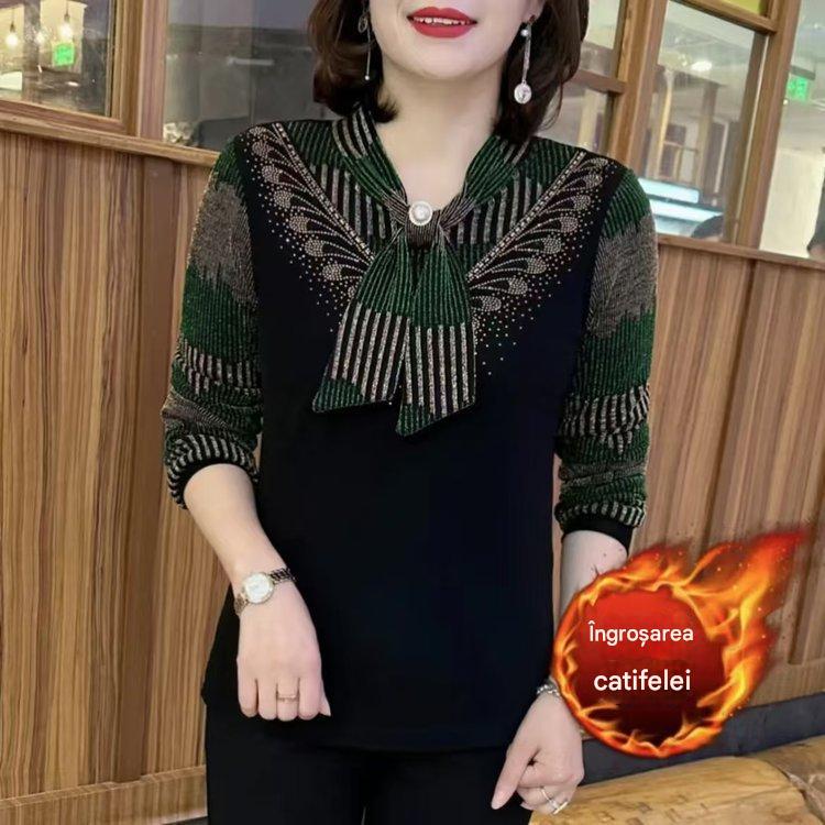 š„š„ Topuri cu mĆ¢neci lungi imprimate cu cusÄturi la modÄ nouÄ 2024