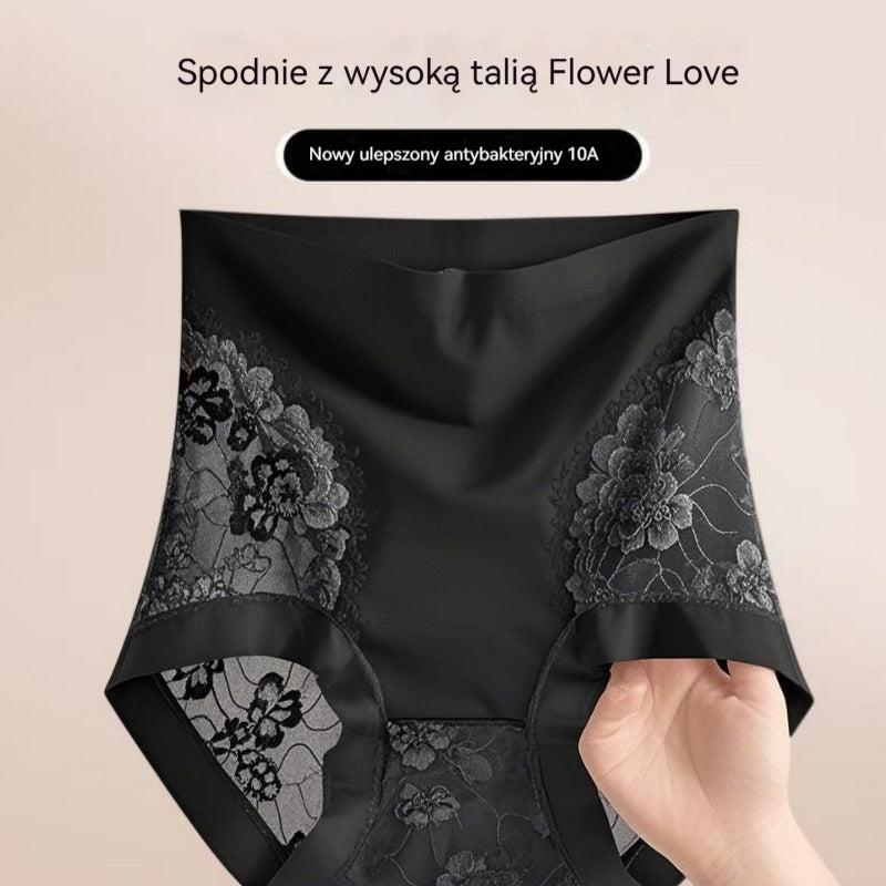 【Kup 2, a 3 dostaniesz gratis】Damskie, bardzo elastyczne, bezszwowe majtki koronkowe modelujące brzuch, modelujące sylwetkę i podnoszące pośladki-4220711