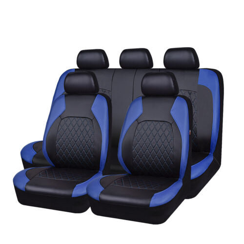 🚗🚗Uniwersalny zestaw pokrowców na siedzenia samochodowe z miękkiej skóry-4113963