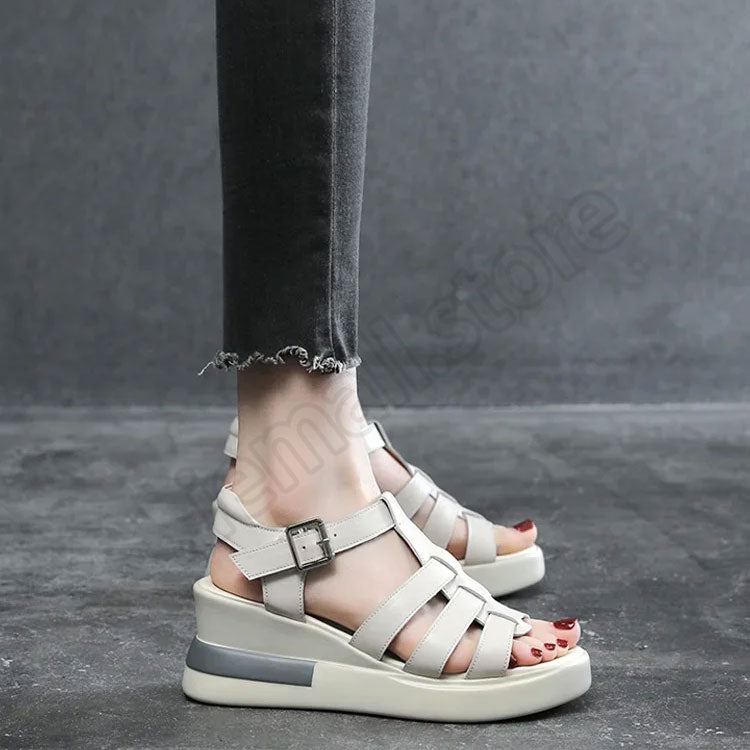 šćCumpÄraČi 1 obČineČi 1 gratuitćć35-42ć2025 sandale noi pantofi romani plat retro casual cu varf deschis-3954645