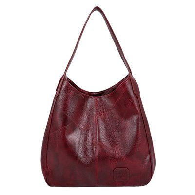 💖👜💖Geantă de umăr din piele moale, cu stil nou, capacitate mare, potrivită-3954683