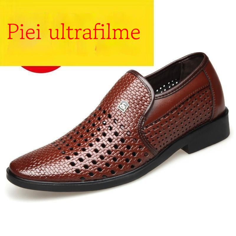 【Cumpără unul, primești unul gratuit】【38-44】Sandale casual din piele pentru bărbați-4005233