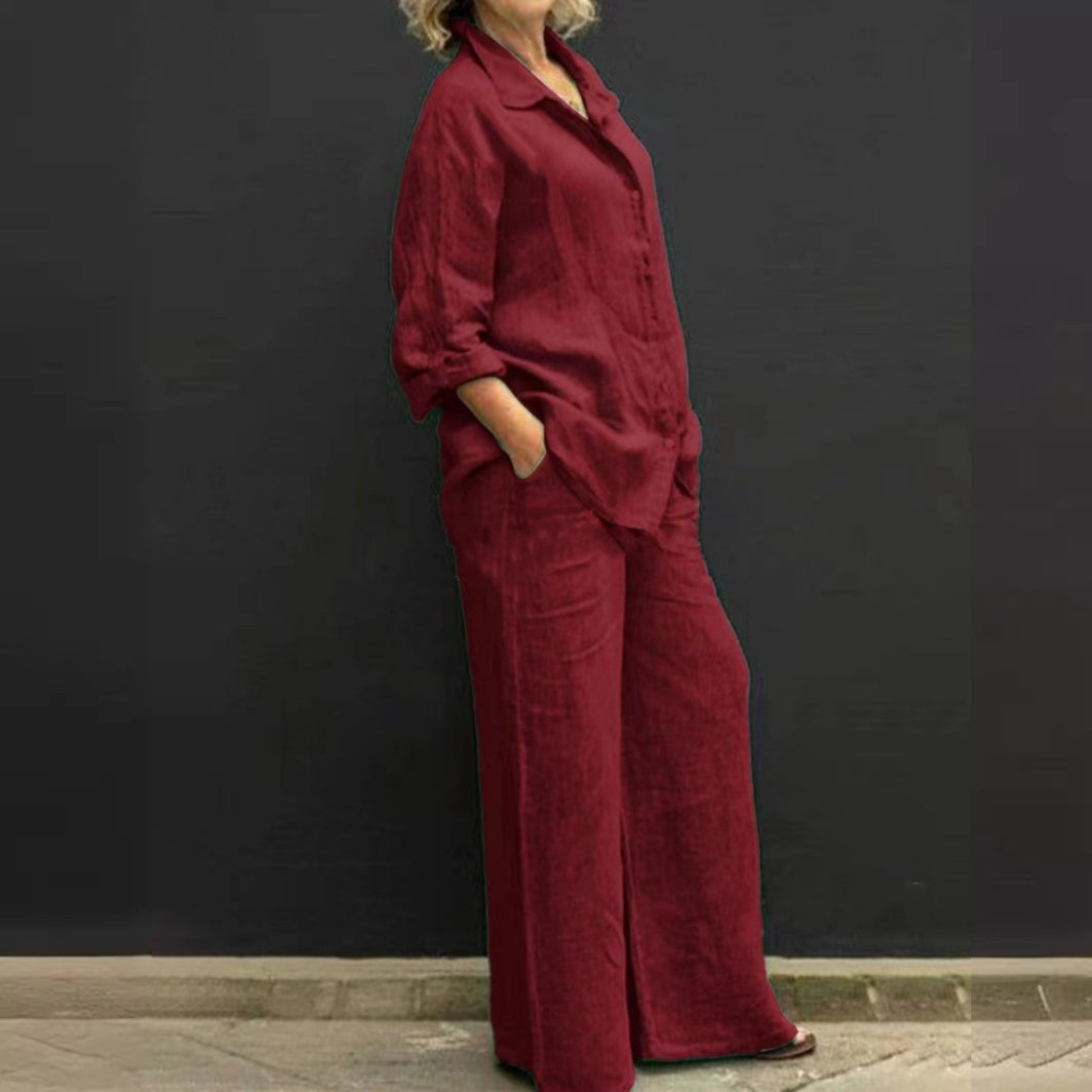 【S-5XL】Plus Size Νέο σετ γυναικείων πουκαμίσου 2026: Casual Urban Independent Women's Wear