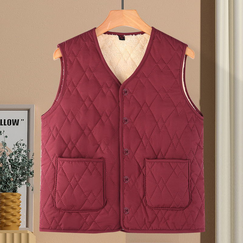 🔥🔥Vestă nouă, subțire și călduroasă, fără mâneci, pentru toamnă și iarnă-4102821