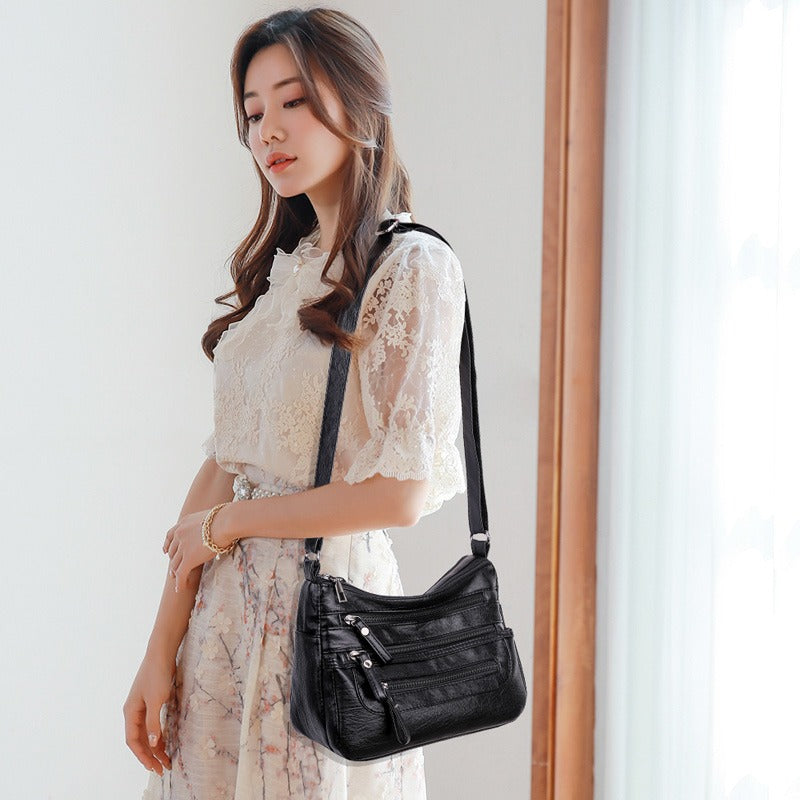 2025 Nova velika zmogljivost enojne ramenske torbe za ženske