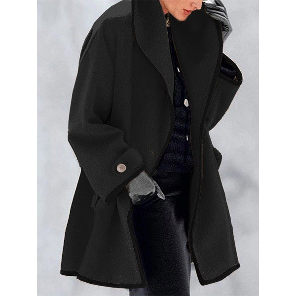 🥰【S-5XL】Novi jesenski in zimski topli volneni plašč-4112460