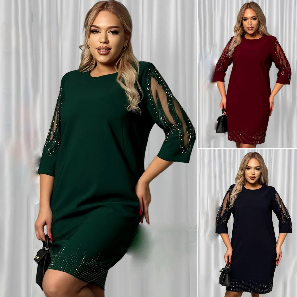 【S-5XL】Rochie nouă la modă și elegantă-4005232