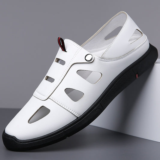 Letnie, modne, oddychające, casualowe buty męskie na miękkiej podeszwie