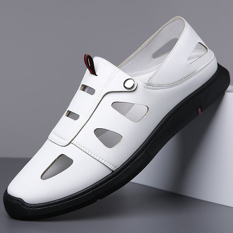 Letnie, modne, oddychające, casualowe buty męskie na miękkiej podeszwie