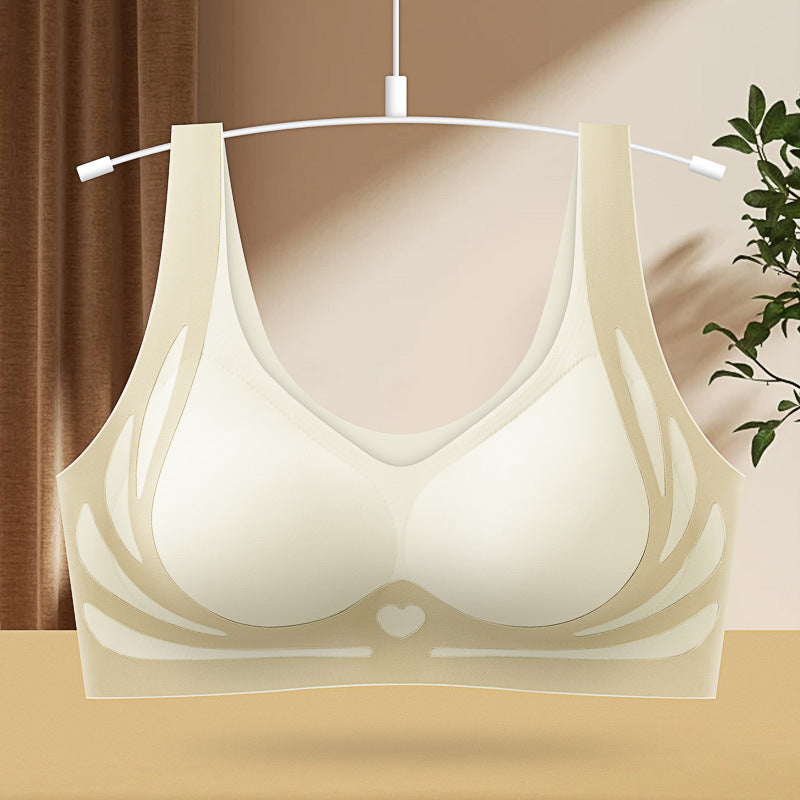 😍【Pachet de 4】Sutien pentru femei fără sârmă, dintr-o bucată❤️【40-85KG】-3979328