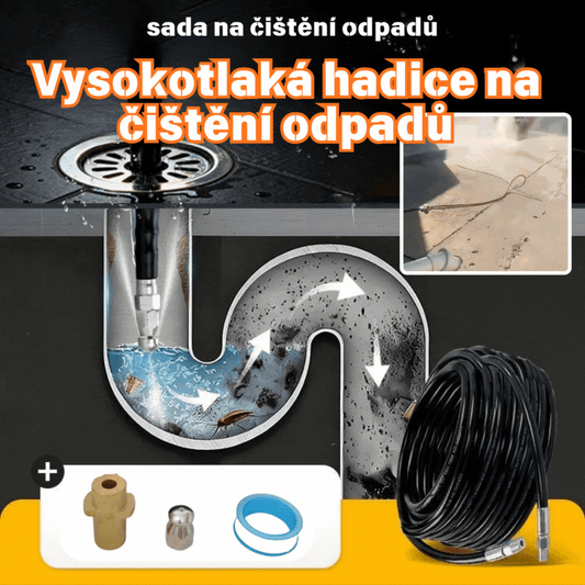 🔗Alat za čišćenje smeća za spajanje na autopraonicu 🚰Čistač smeća za kupaonicu/kuhinju 🧹Visokotlačni mlaz vode za brzo otpuštanje, otporan na visoki tlak i ne propušta 💧Neophodan u svakom domu-4208217