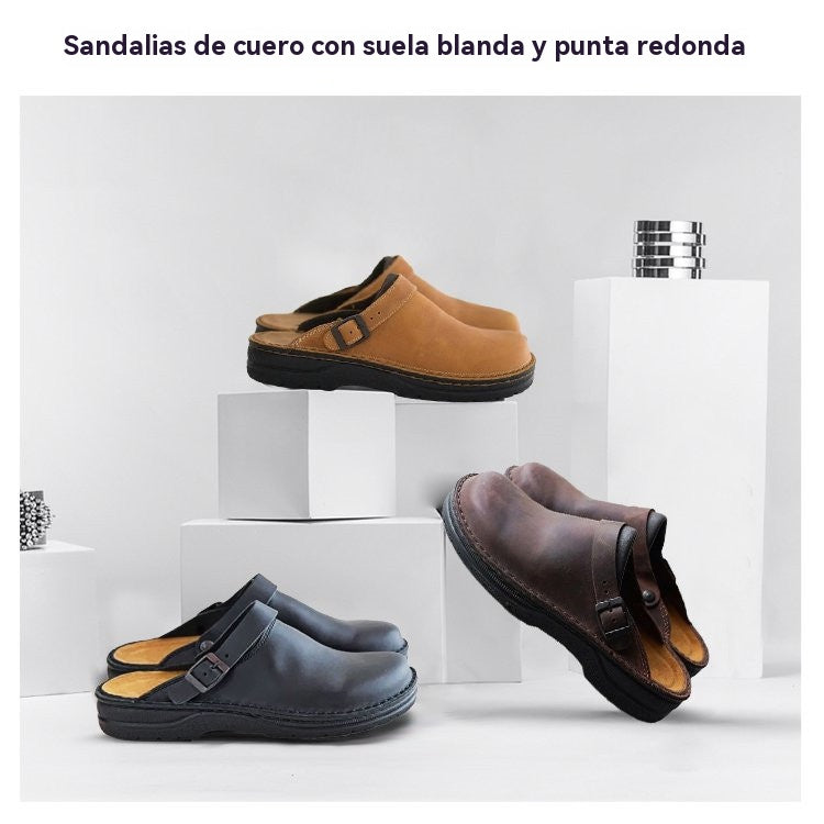 ✨[39-48] Calzado casual masculino de cuero con suela suave, diseño versátil y tallas grandes