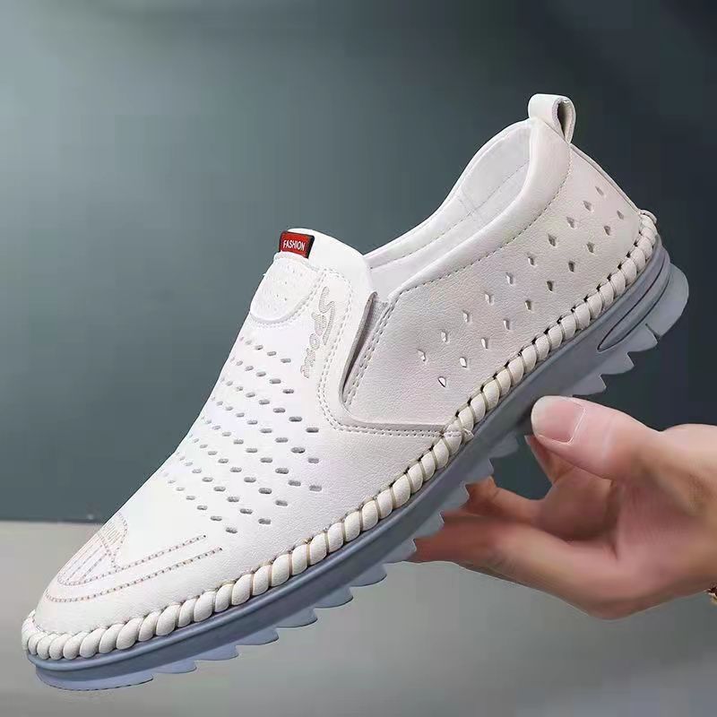 🔥✨【Wydanie Limitowane】【Rozmiary 39-44】 Nowość wiosenna 2026 Oryginalne męskie buty wypoczynkowe z prawdziwej skóry, ręcznie wykonane-4259819