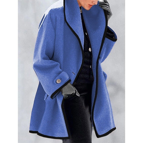 🥰【S-5XL】Novi jesenski in zimski topli volneni plašč-4112460