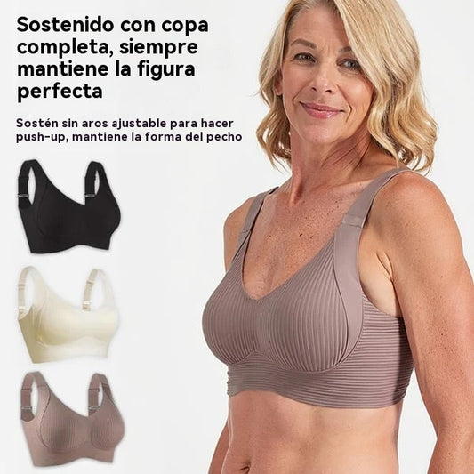 😍【Paquete de 4】Sujetador inalámbrico de una pieza para mujer❤️【40-95 kg】