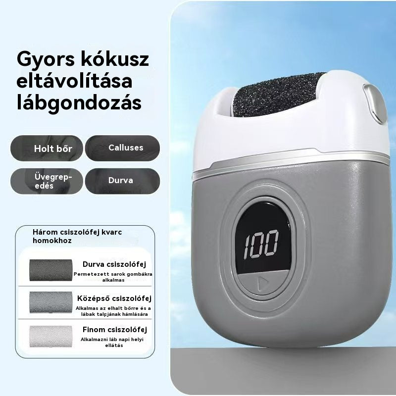 🦶🛁✨ Új elektrós lábcsiszoló, halott bőr eltávolítása a hasadékokból, pedikürhez szánt elektrós lábcsiszoló