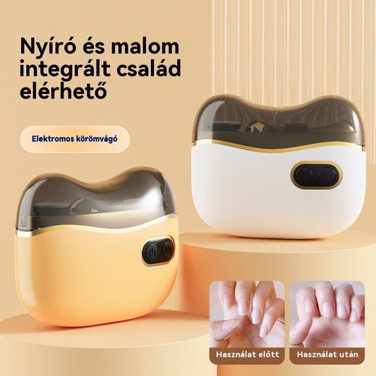 ✂️💅🔥 Multifunkcionális elektromos körömreszelő, elektromos körömvágó becsípődésvédelemmel