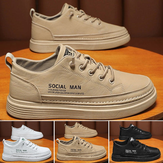 Precio directo de fábrica, 45% de descuento [Tallas 39-44] Zapatos casuales de piel de vaca suave, nuevo estilo para 2026.