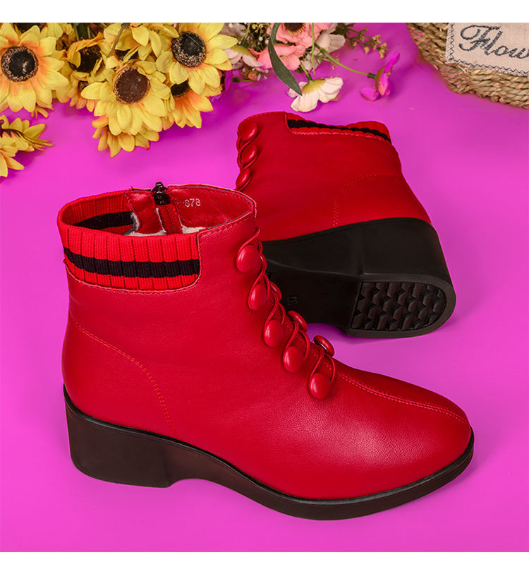 👢【35-41】2025 Toamnă și Iarnă Cizme populare din piele moale cu toc înclinat pentru femei