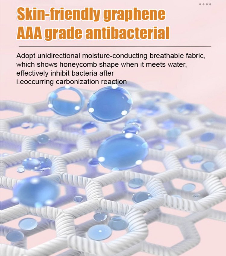 【🔥Zimska rasprodaja】【Kupi 5 kom】 Perivi antibakterijski jastučić od grafenskog pamuka-4199738