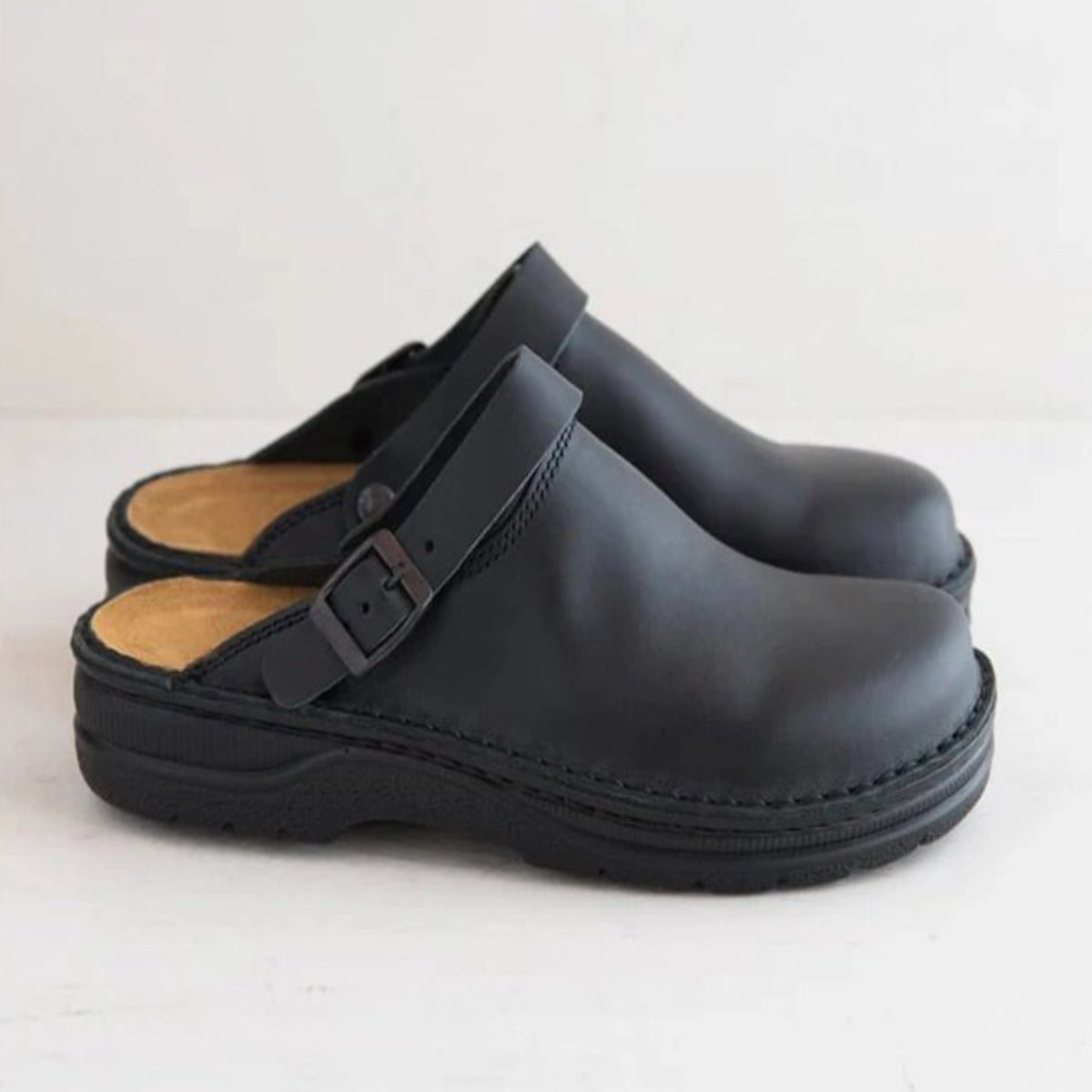 🚩😎 [38–48] 【Bestsellery premium】Wysokiej jakości, wygodne i lekkie skórzane kapcie męskie-4217472