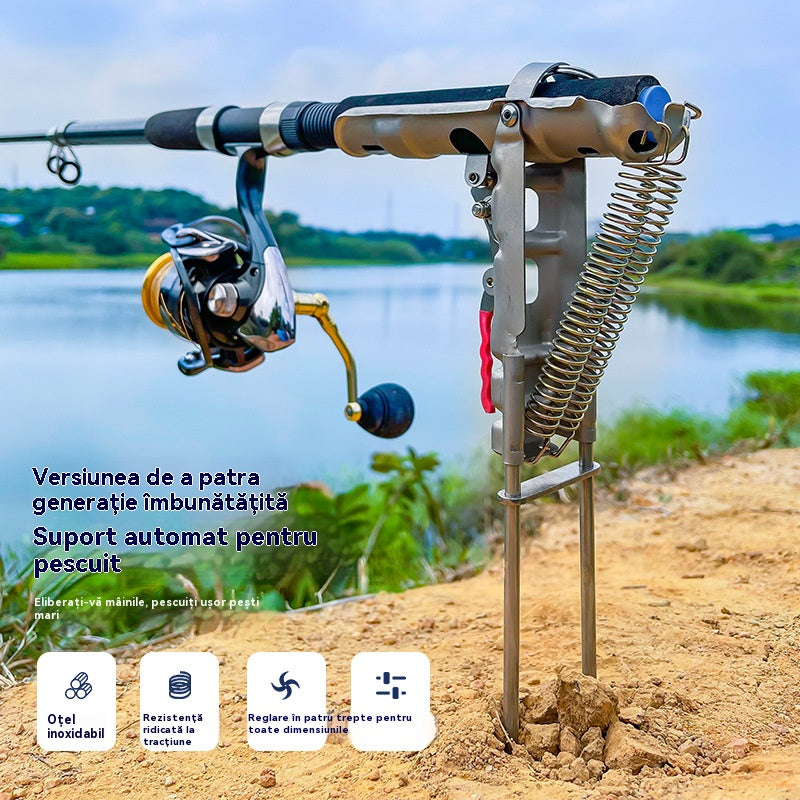 Suport de retragere automată a undiței, suport cu arc retractabil automat pentru undiță-4097250