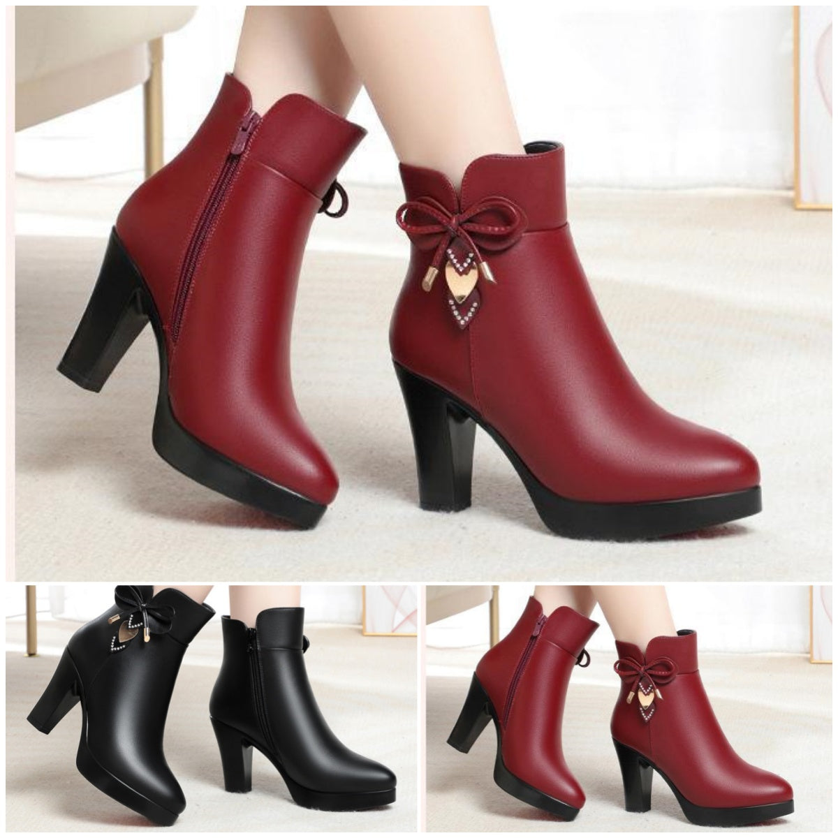 👢🔥【34-41】2025 Toamnă și Iarnă Noi Cizme de modă de damă cu fermoar lateral moale-3866195