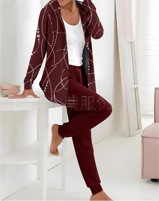 💃Novo - Posebna ponuda💖 Jesen 2025. Novi jednostavni pamučni komplet odijela-4189375