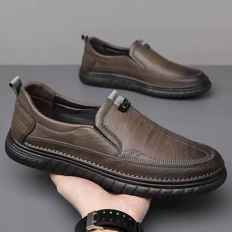❤️❤️【39-44】Pantofi casual din piele, cu talpă moale, antiderapante-3954630