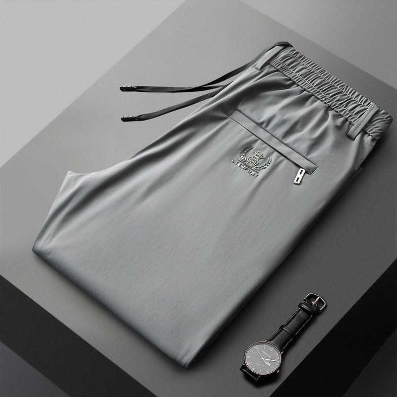 🔥【Cumpără 1, primești 1 gratuit】Pantaloni noi de mătase elastică din gheață pentru primăvară și vară 2025-3987778