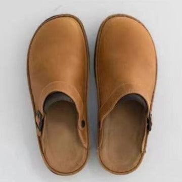 🚩😎 [38–48] 【Bestsellery premium】Wysokiej jakości, wygodne i lekkie skórzane kapcie męskie-4217472