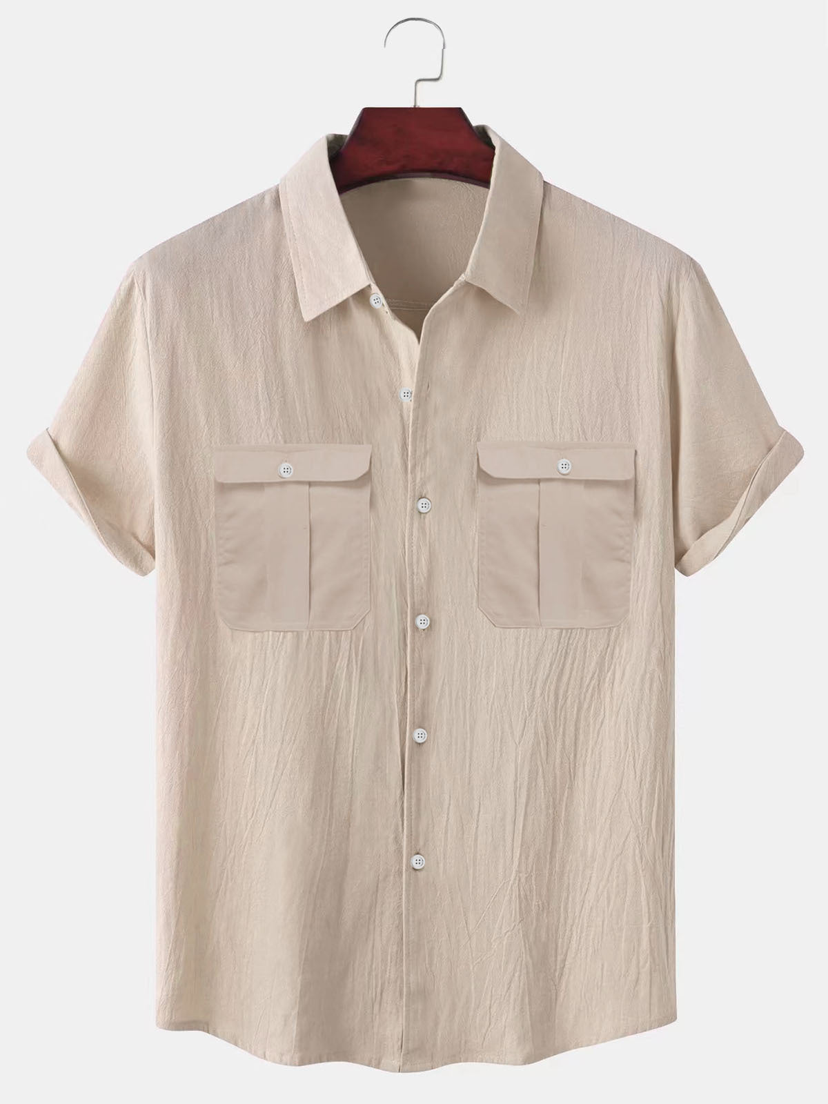 【🔥Reduceri de vară🔥】✨🎉【M-5XL】Cămașă bărbătească de vară nouă, simplă, casual, din in, 2025-4001315