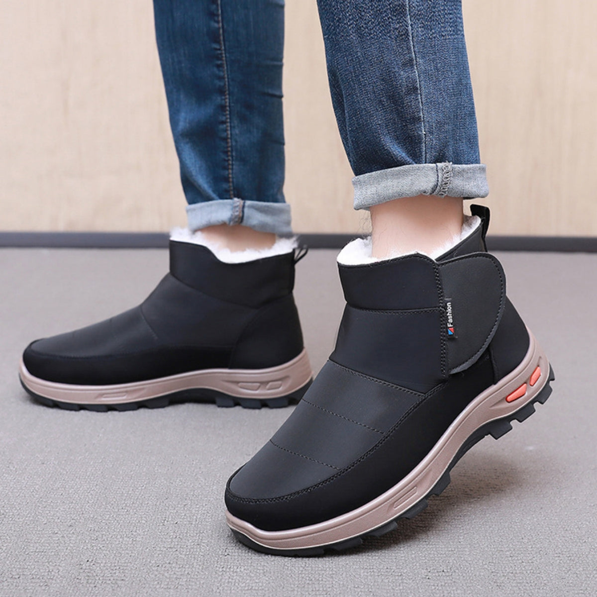 🔥【Časovo obmedzená ponuka】👟Pánske zimné bavlnené čižmy s flísovou podšívkou