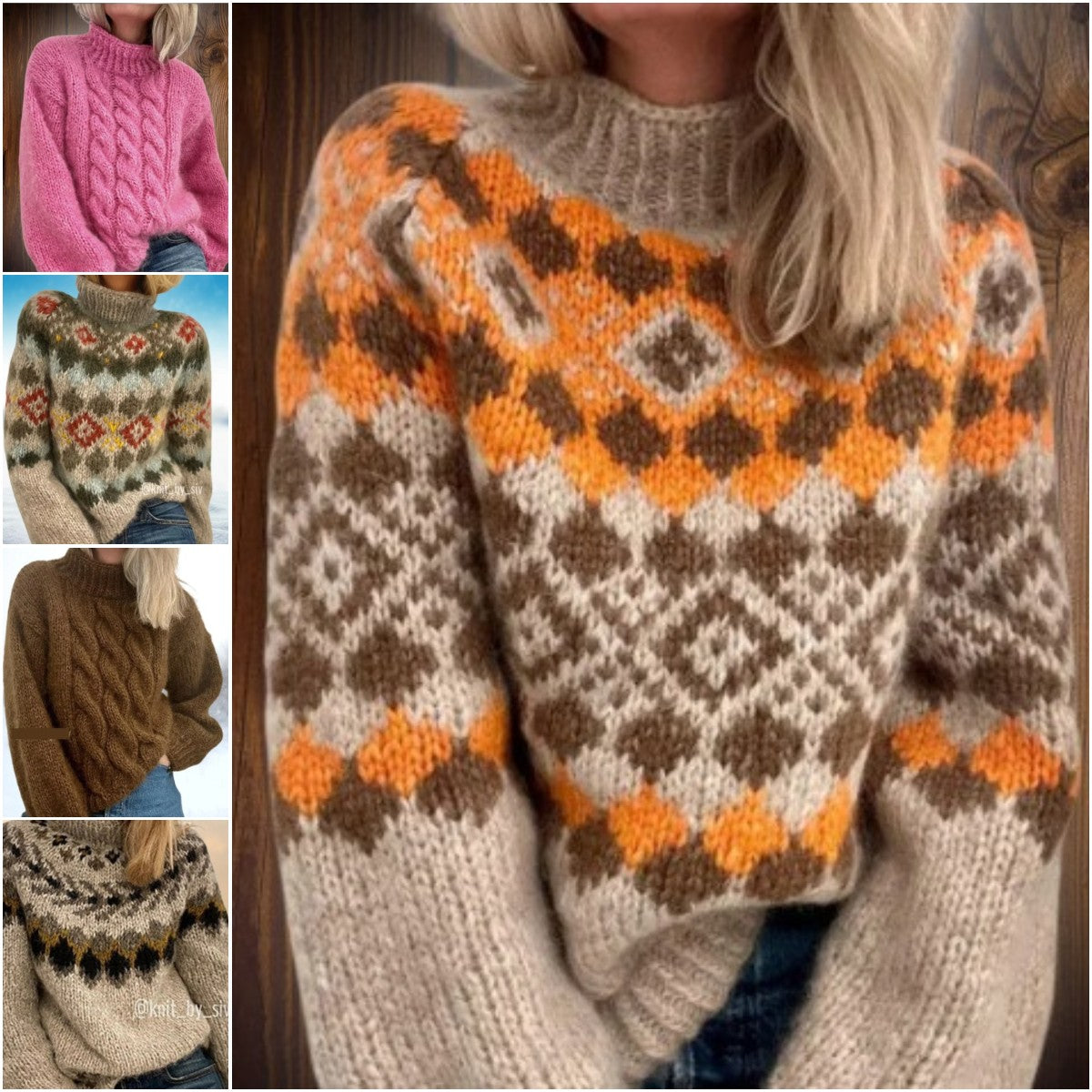 ⏳Vremenski ograničen popust 50%⏰Ženska rolka s printom-4185624