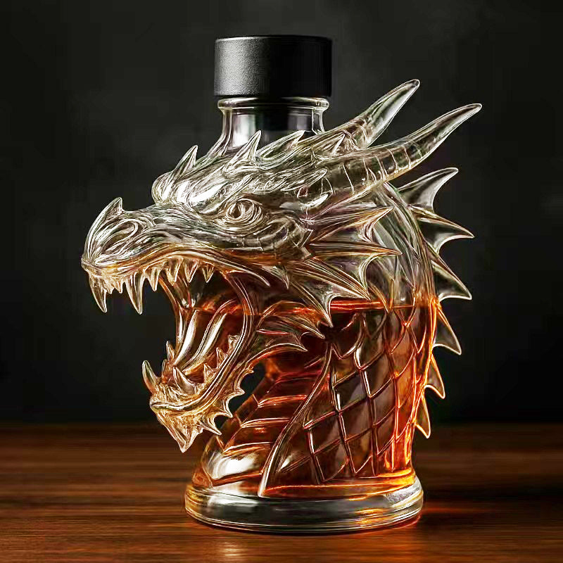 🍾🥃Set de sticle de whisky cu design amuzant (300–320 ml)｜6 modele creative și unice｜Cadou original și decor cool pentru bar-4074339