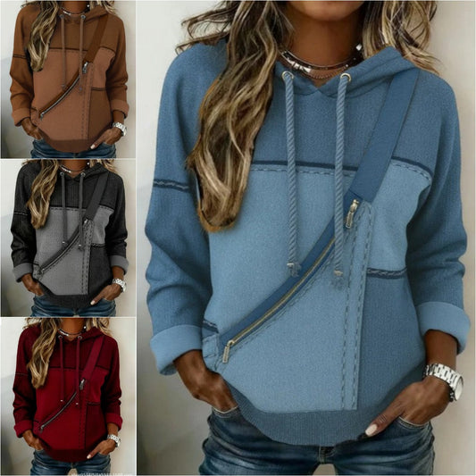 🎀🎀【S-5XL】Sudadera con capucha de manga larga estampada para mujer