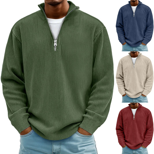 🔥【S-5XL】Nová pánská mikina se stojáčkem, podzim/zima 2025-4187595