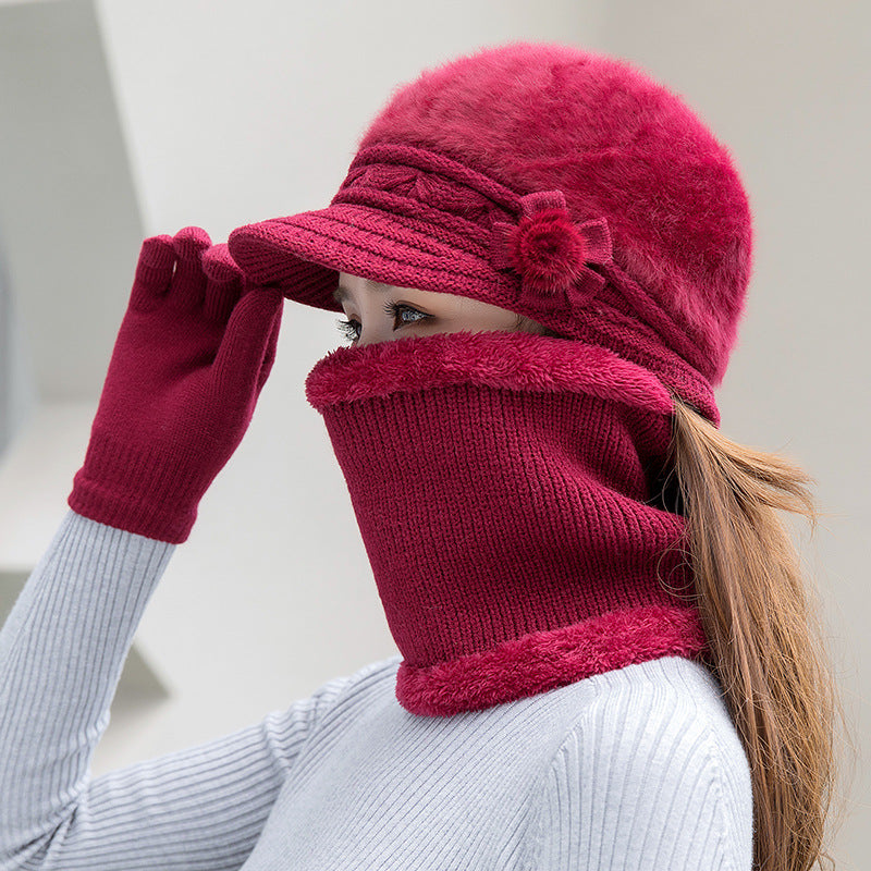 💥 50% OFF-【Czapki+Szalik+Rękawiczki】 Stylowa czapka pluszowa na jesień i zimę