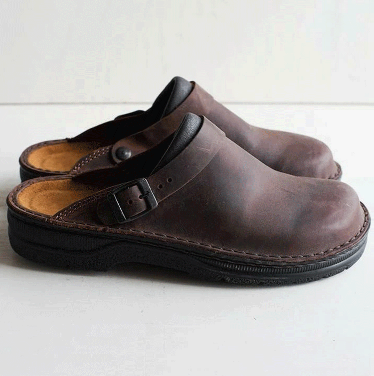 🚩😎 [38–48] 【Bestsellery premium】Wysokiej jakości, wygodne i lekkie skórzane kapcie męskie-4217472