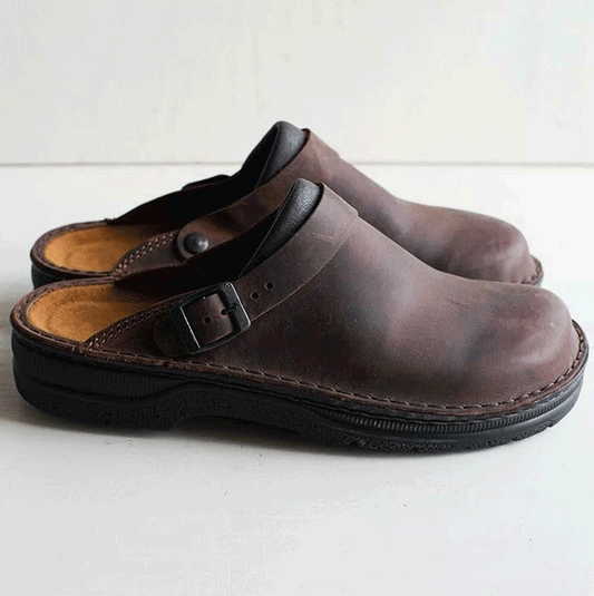 🚩😎 [38–48] 【Bestsellery premium】Wysokiej jakości, wygodne i lekkie skórzane kapcie męskie-4217472