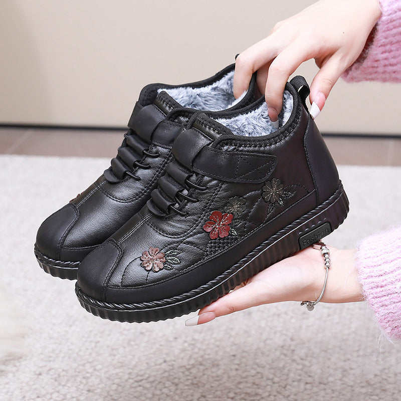 【35-41】Noi pantofi de iarnă, din catifea, calduri, din bumbac impermeabil