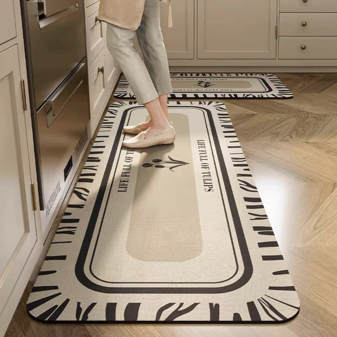 💥💥【se vinde ca pâinea caldă】Covoare antiderapante și foarte absorbante pentru bucătărie și baie-3954704