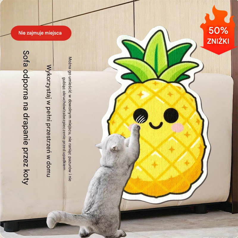 🏆【🔥Gorąca sprzedaż】🐱Automatycznie zamykana deska do drapania dla kota - pionowa deska do drapania w kształcie kostki - nie wymaga instalacji, wystarczy ją przykleić i używać.-4204650