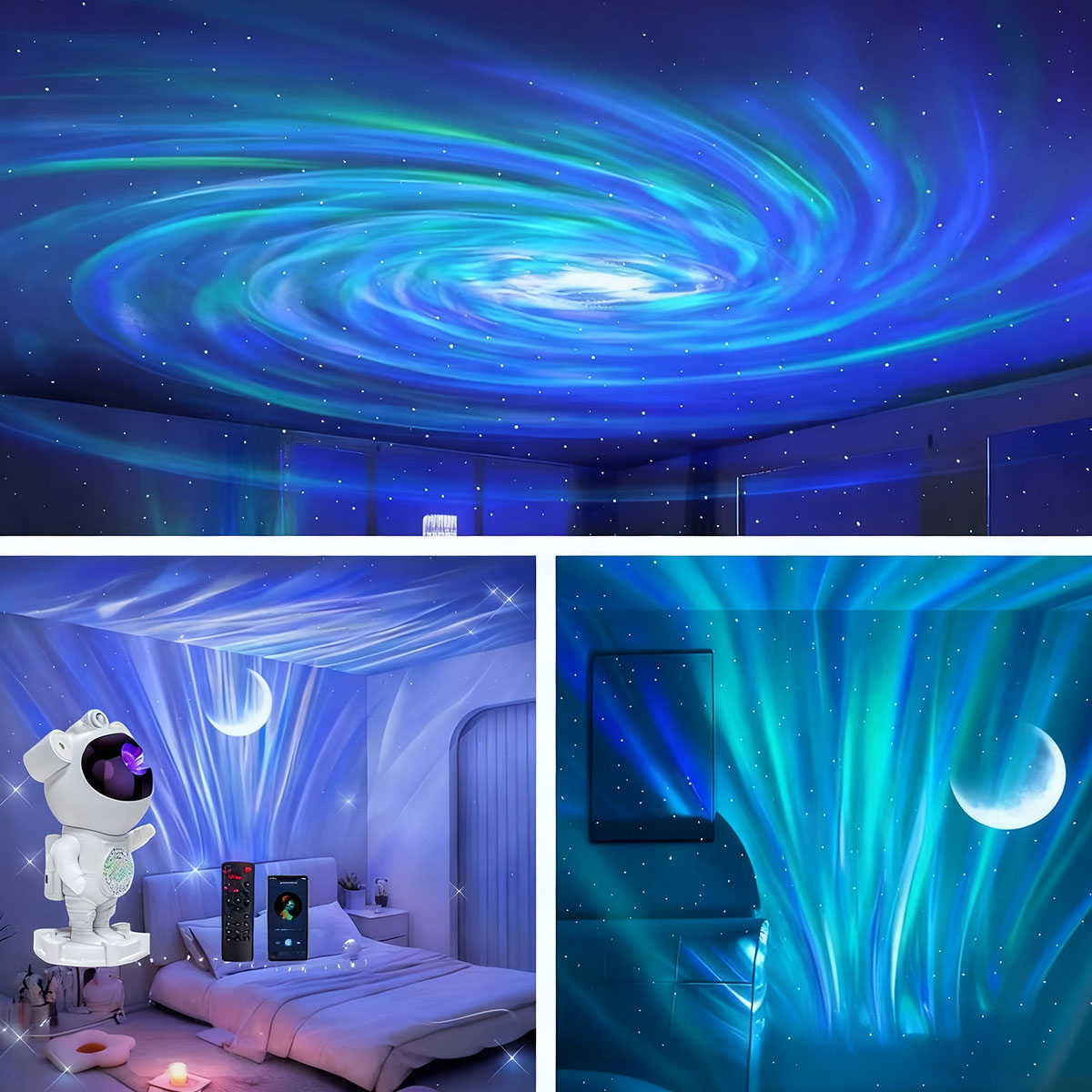 ✨✨★★Lampa projekcyjna Starry Sky – kreatywny prezent, lampa stołowa, lampka nocna-4162901